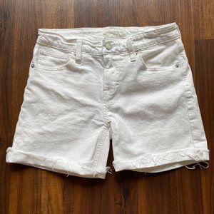 LUCKY BRAND Ava Short White Jean Shorts Size 0/25